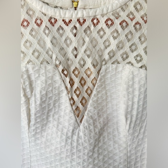 Lilly Pulitzer White Vandalia Resort Shift Dress Size 8 - Picture 13 of 15